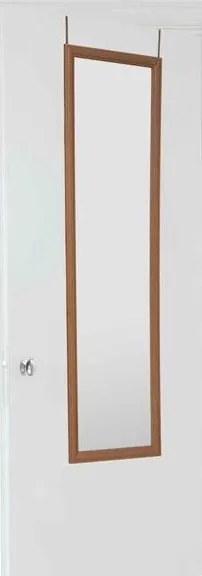 5five - Ajtóra akasztható tükör MATCHING 125x35 cm barna