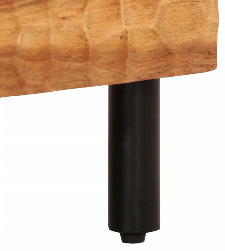 tömör akácfa TV-szekrény 70 x 33 x 46 cm