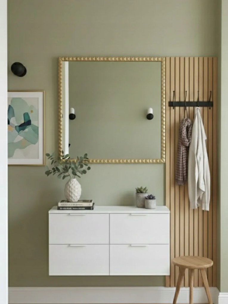 Duša Klasszikus Tükör| 40 cm x 20 cm| Arany keret| 2 Minták