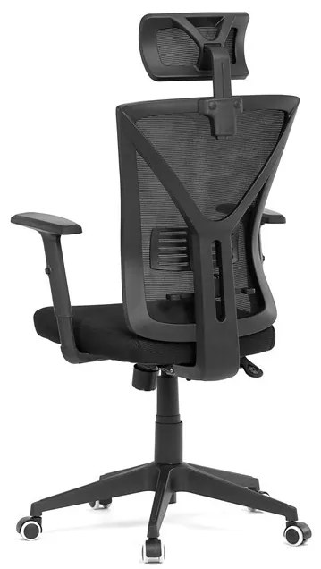 Fekete Hálós Irodai Szék, Hinta Mechanikával. KA-Q851 BK