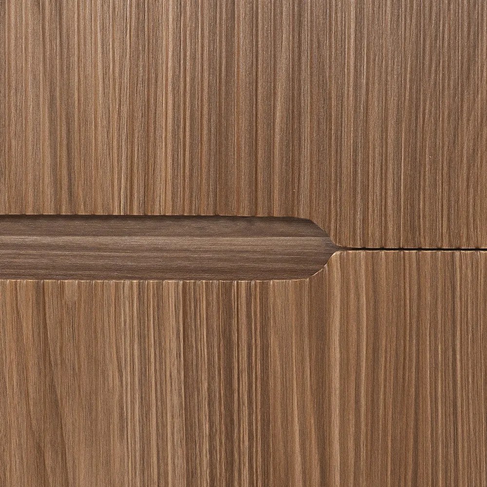 Trent 80 alsó fürdőszobabútor kerámia mosdóval 2 fiókos, sunset tölgy