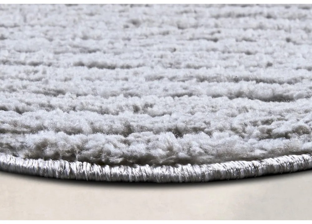 Világosszürke kerek szőnyeg ø 160 cm Panglao New York Light Grey – Elle Decoration