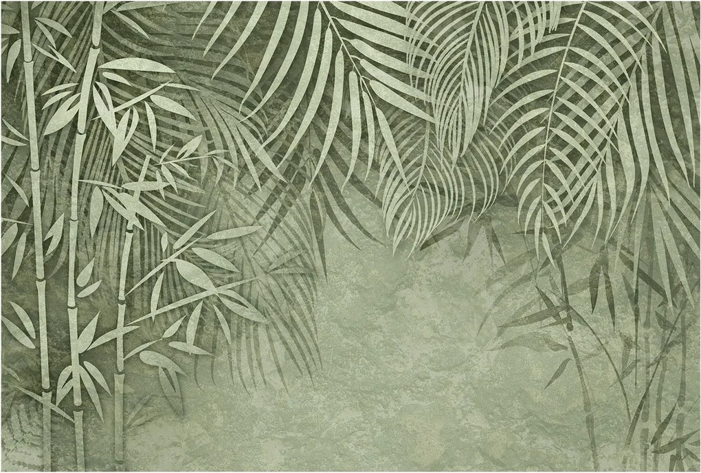 Fotótapéta Flizelina Nappali és Hálószoba Bambusz paradicsom 104x70 Ragasztó