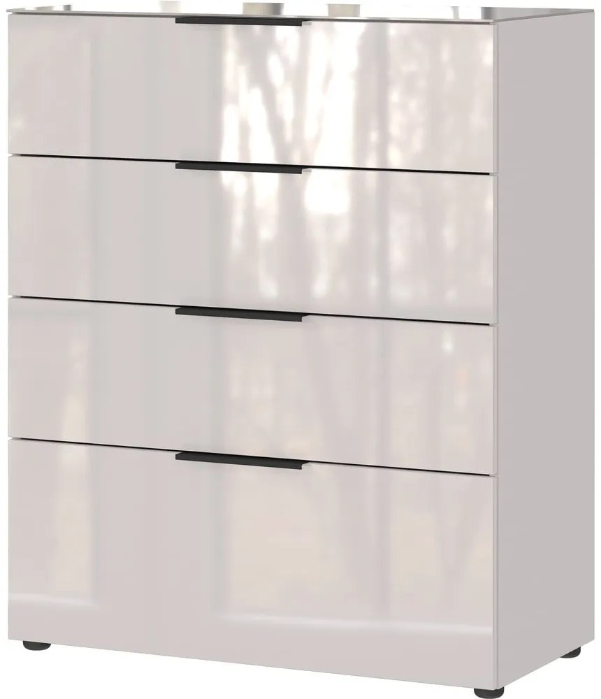 Krémszínű magas komód 83x102 cm Oakland – Germania