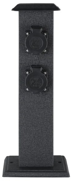 EGLO 93426 - kültéri kert oszlop aljzatokkal SCHUKO IP44