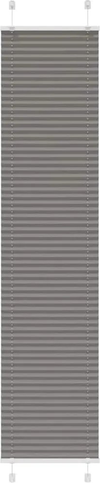 vidaXL pliszírozott redőny antracit 40x200 cm szövetszélesség 39,4 cm
