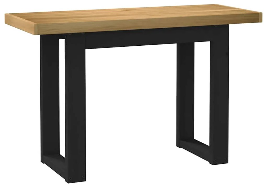 íróasztal NOAIN U alakú lábak 120x50x75 cm tömör fa fenyőfa