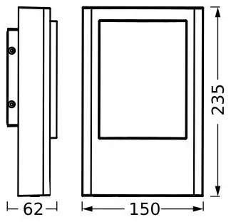 Ledvance - LED Kültéri fali lámpa ENDURA STYLE LED/12,5W/230V IP44