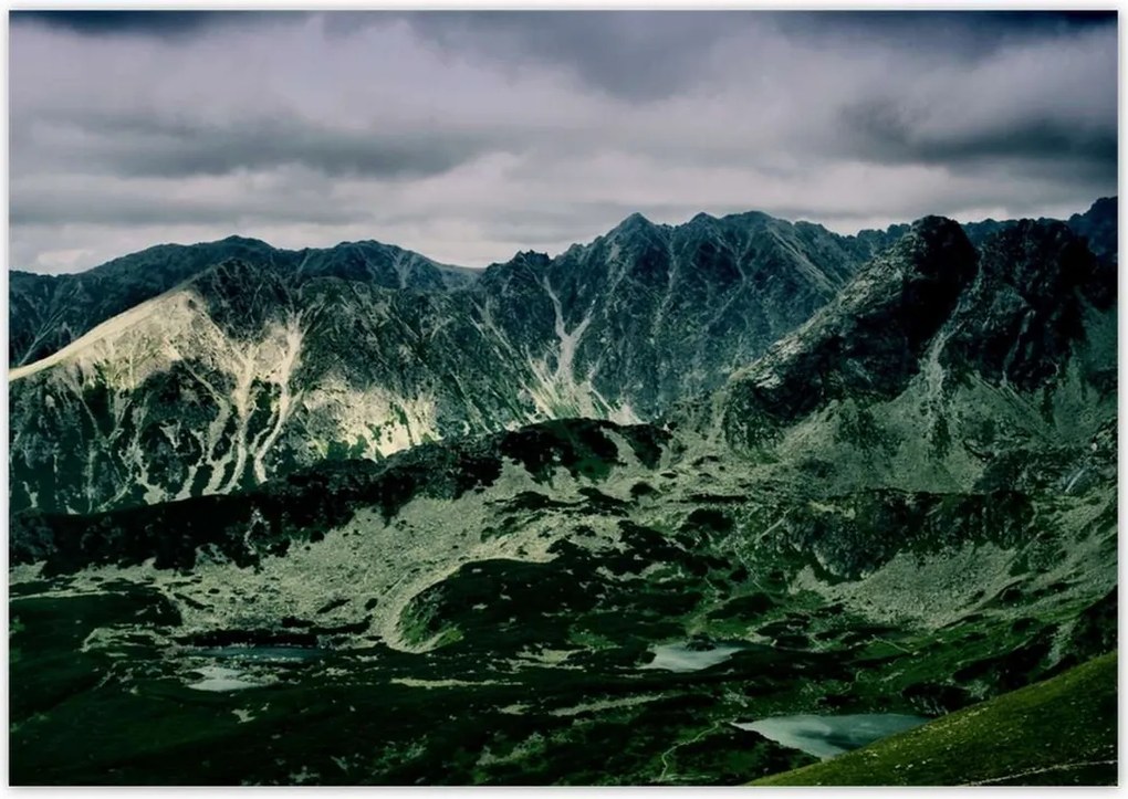 Poszterek 100x70 Tátra Lengyel hegyek Kilátás