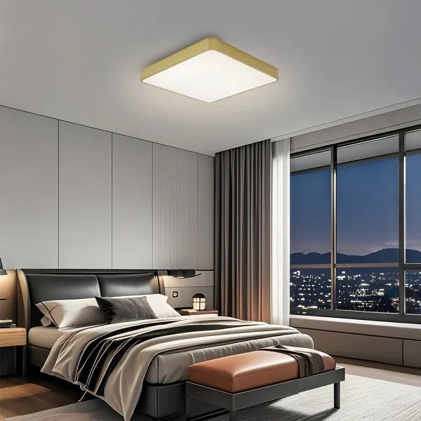 Brilagi - LED mennyezeti lámpatest POOL LED/36W/230V 3000/4000/6000K 40x40 cm arany