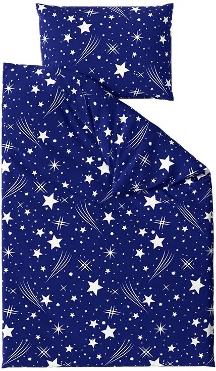 Polipamut ágyneműhuzat NIGHT SKY POLY kék Ágyneműhuzat mérete: 70 x 90 cm | 140 x 220 cm