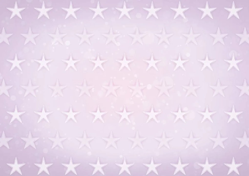 Fotótapéta - Csillagok egy rózsaszín háttérben (152,5x104 cm)