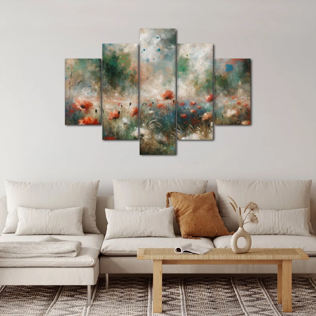 Kép – Pipacsmező absztrakciója (150x105 cm)