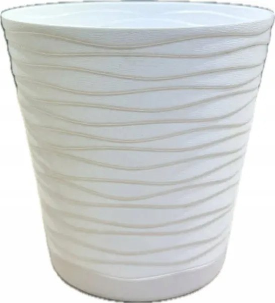 Műanyag kaspó Fehér Don-Plast 15 x 15 cm