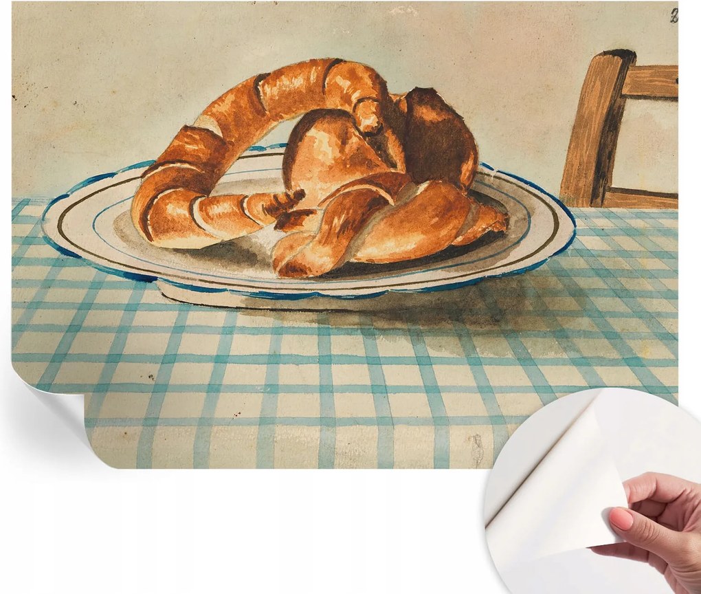 Dekoratív öntapadós fotótapéta irodába Konyhai sütemények 312x219 cm