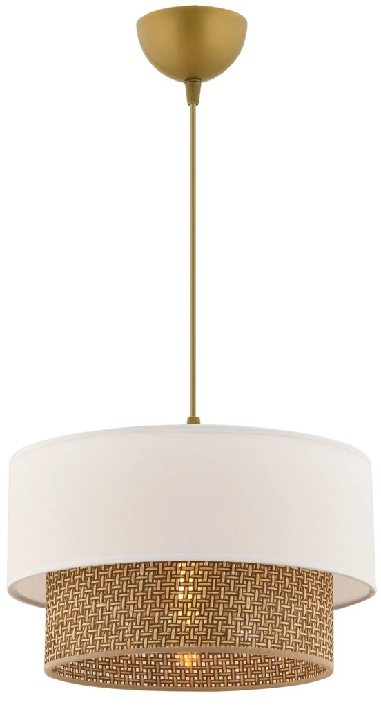 Függőlámpa, Echo - Beige, Fehér