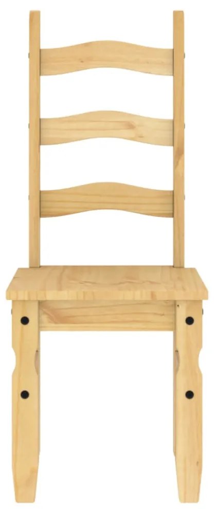 Corona 2 db tömör fenyőfa étkezőszék 42 x 47 x 107 cm