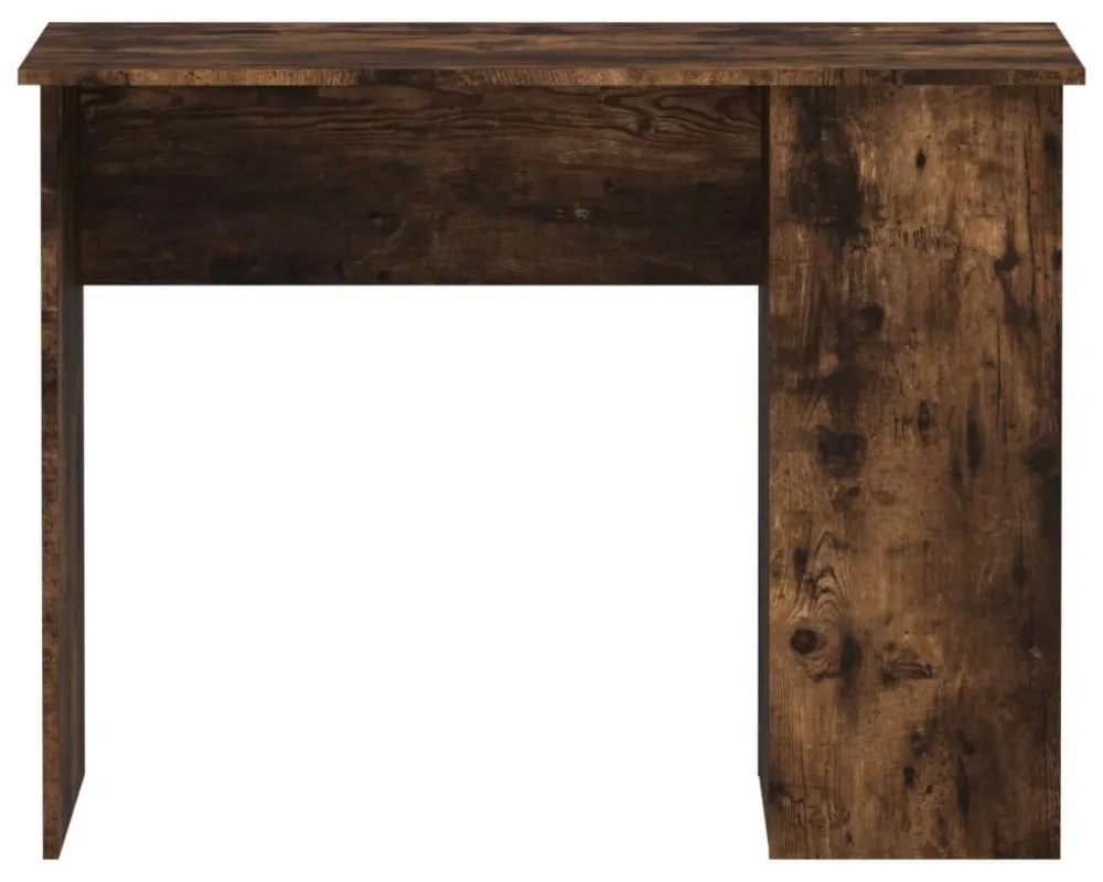 füstös tölgy színű szerelt fa íróasztal 100 x 55 x 75 cm
