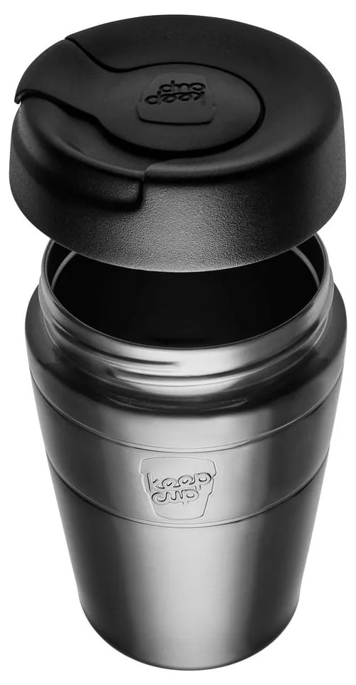 Fekete termobögre 454 ml Helix Thermal Black L – KeepCup