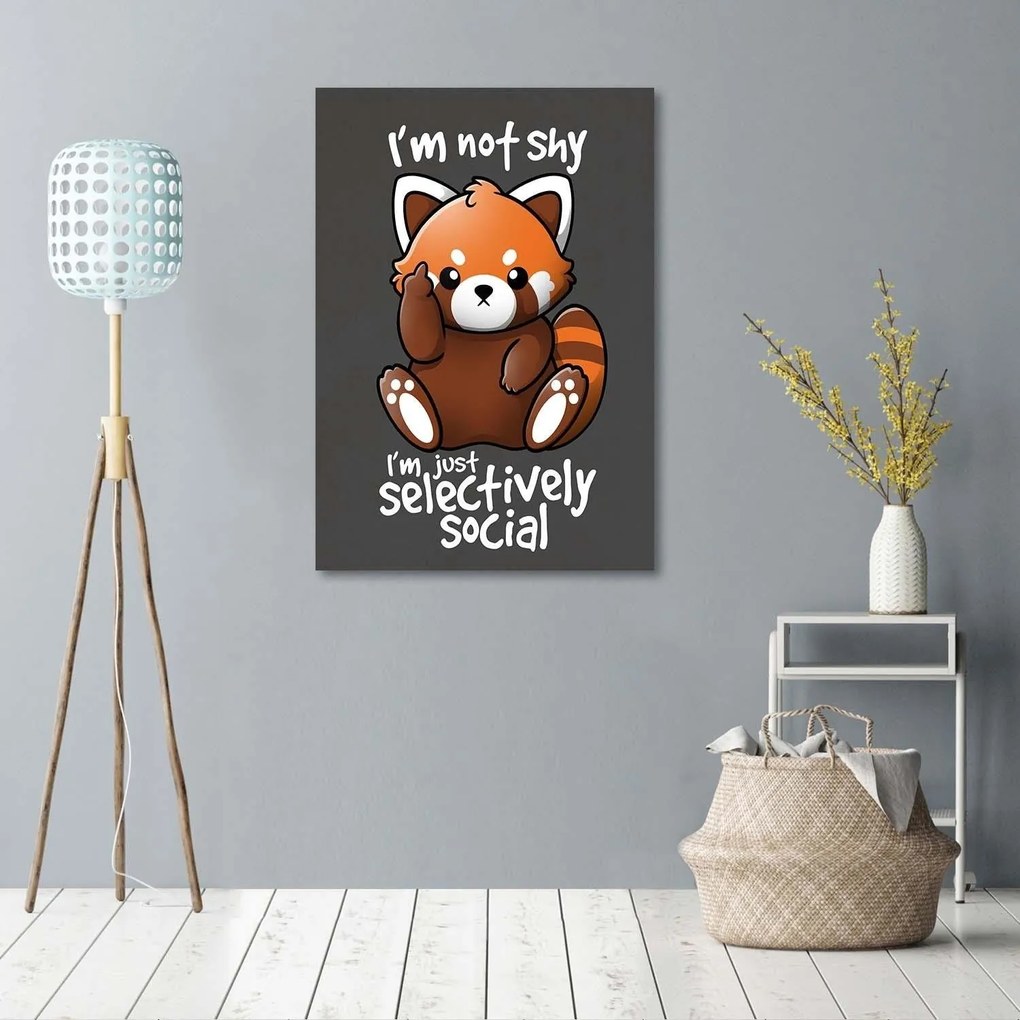 Gario Vászonkép Vörös panda - Noemi Fadda Méret: 60 x 90 cm