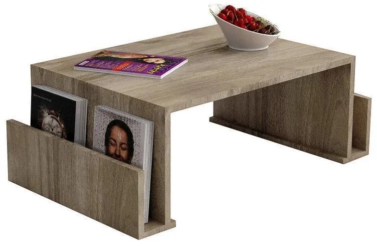 Dohányzóasztal Magazin - Walnut
