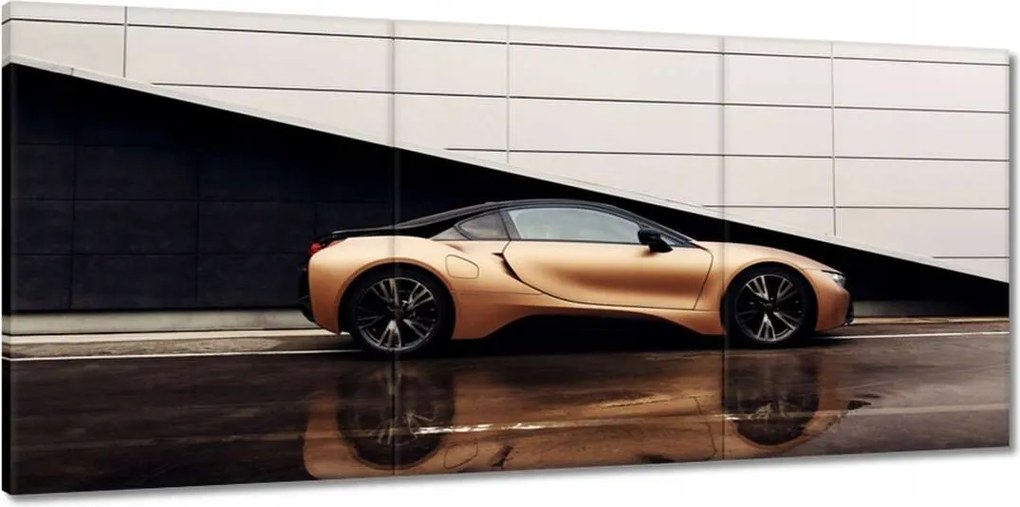 Vászonkép 150x70 Arany Bmw Autó