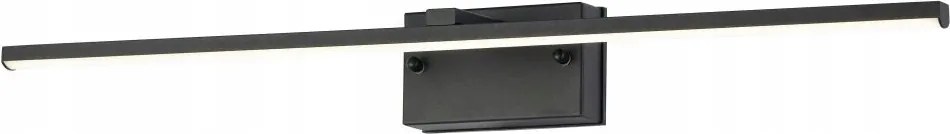 Fekete fali lámpa képek tükrök megvilágításához 60cm 9W Lowell semleges Led