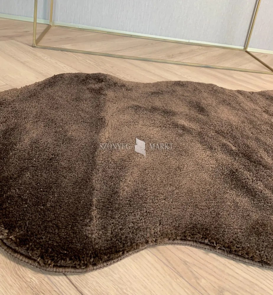 Vajpuha ovális shaggy sebano Barna (Brown) 80x150