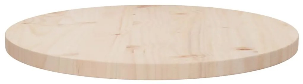 tömör fenyőfa asztallap Ø50 x 2,5 cm