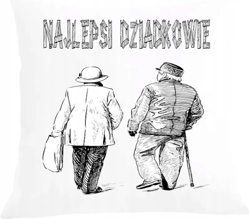 Párna párnahuzat Nagymama és nagypapa napja Ajándék Nagyszülők