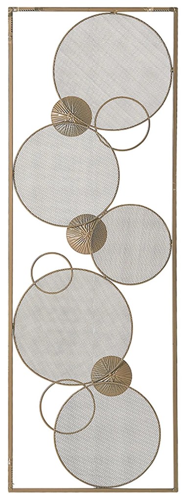 Fali Dekoráció Arany Színben TUNGSTEN Beliani