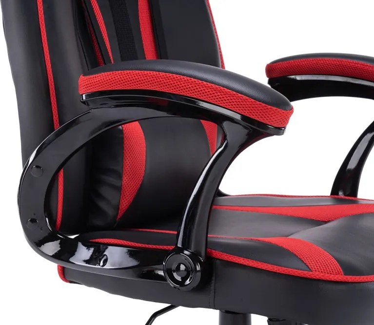 Gamer és irodai szék, Drift, 52x130x67 cm, piros