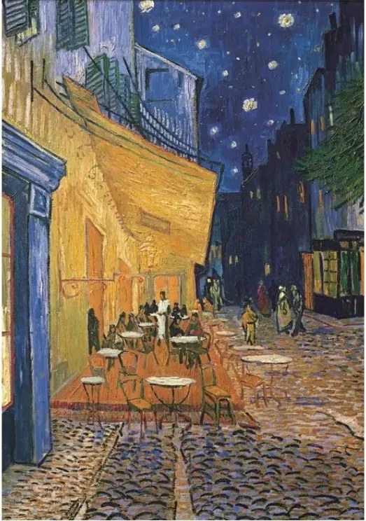 Művészet A Kávézó terasza este Van Gogh 1000 db-os Compact puzzle Clementoni