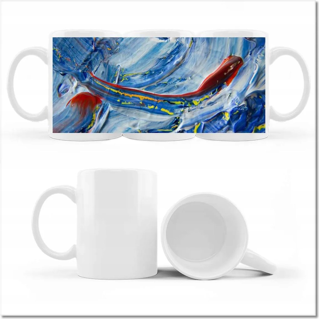 Fotós bögre Absztrakt Ikrek