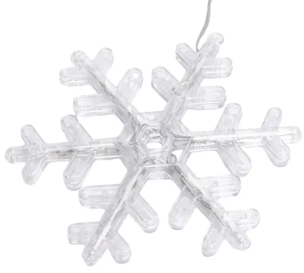 Aigostar - LED kültéri karácsonyi fényfüzér 84xLED/230V 1,2x1m IP44 meleg fehér hópelyhek