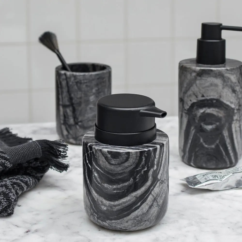 Fekete márvány szappanadagoló 0.2 l Marble – Mette Ditmer Denmark