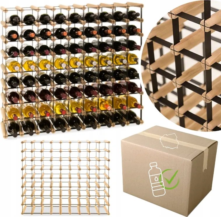 Bortartó állvány bortartó állvány Pet palacktartó szekrény Nagy 72cipő Eko