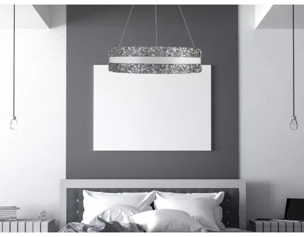 LED állítható fényerejű csillár kábellel LED/80W/230V 3000-6500K fehér + DO