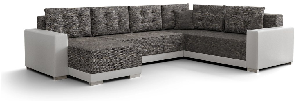 U alakú sarokkanapé Odyssey 3 (szürke + fehér) (J). 1062142