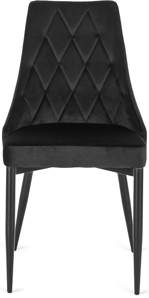 Fekete Bársony Étkezőszék CORK