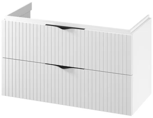 Cersanit S1015-014 - Falra szerelhető fürdőszobai mosdó alatti szekrény TIRSO 100x45 cm fehér