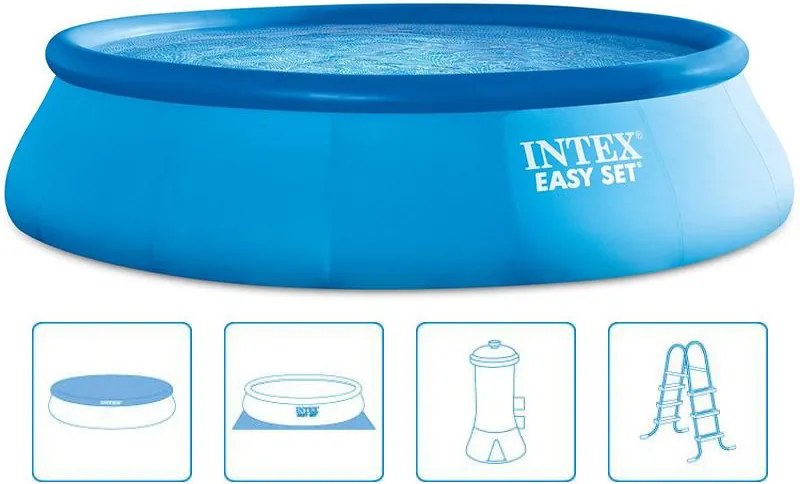 Intex Easy Set medence 4,57 x 1,07 m tartozékokkal és szűrőberendezéssel