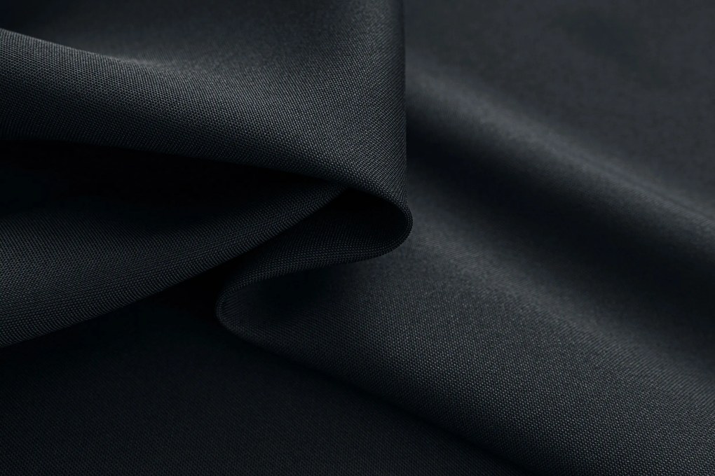 OXFORD fekete függöny 140x250 cm Felfüggesztés: Hullámos sínszalag