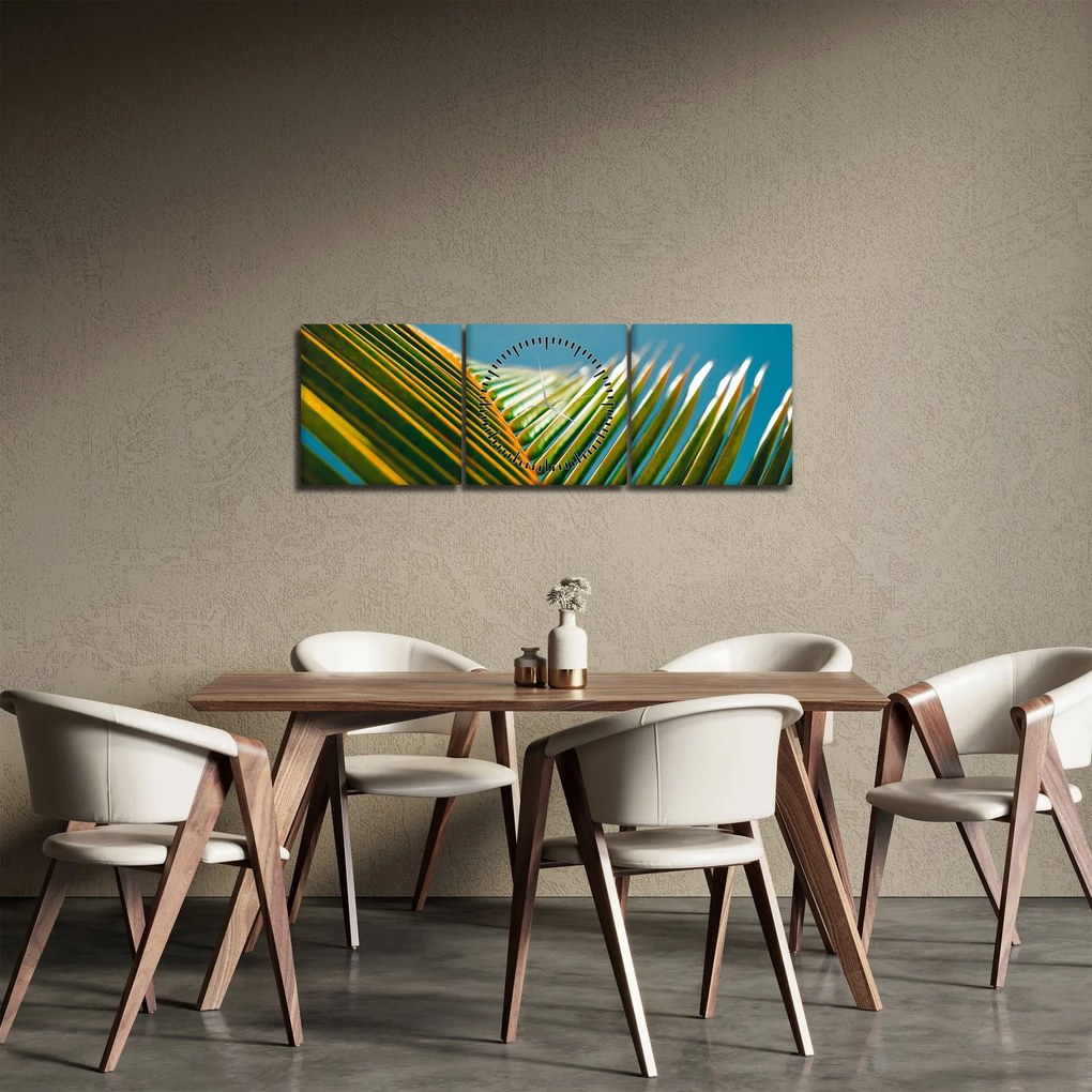 Kép - A pálmalevél részlete (órával) (90x30 cm)