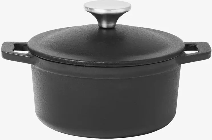 Pillivuyt Gourmet Mini Öntöttvas fazék 700 ml Fekete