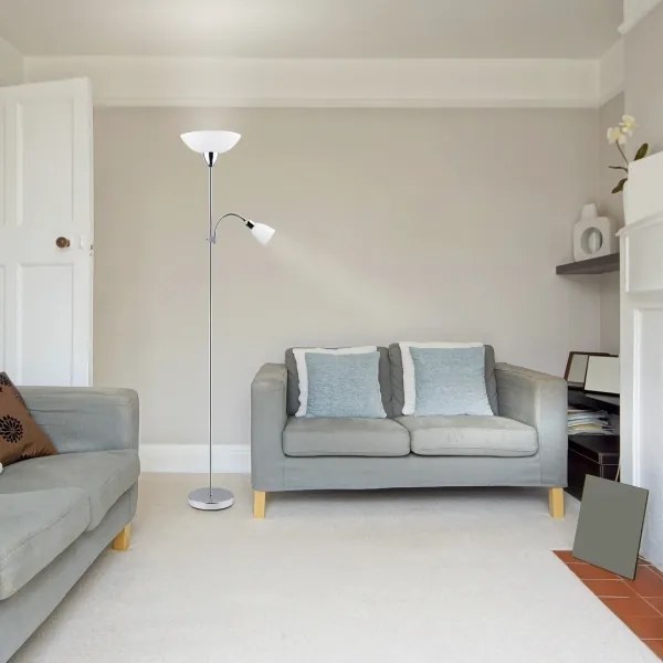 Rabalux 4059 - DIANA állólámpa 1xE27/60W+E14/40W