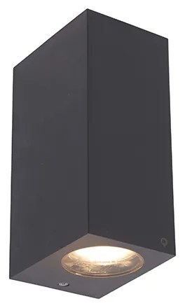 Okos fali lámpa szürke műanyagból, 2 Wifi GU10-zel - Baleno