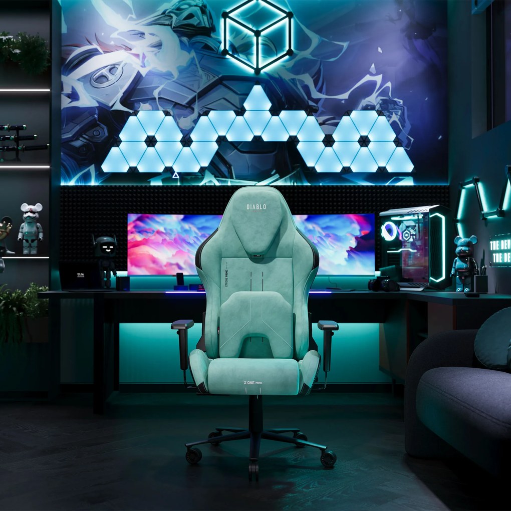 Diablo X.One Prime Mystic Mint Normal Size gamer szék