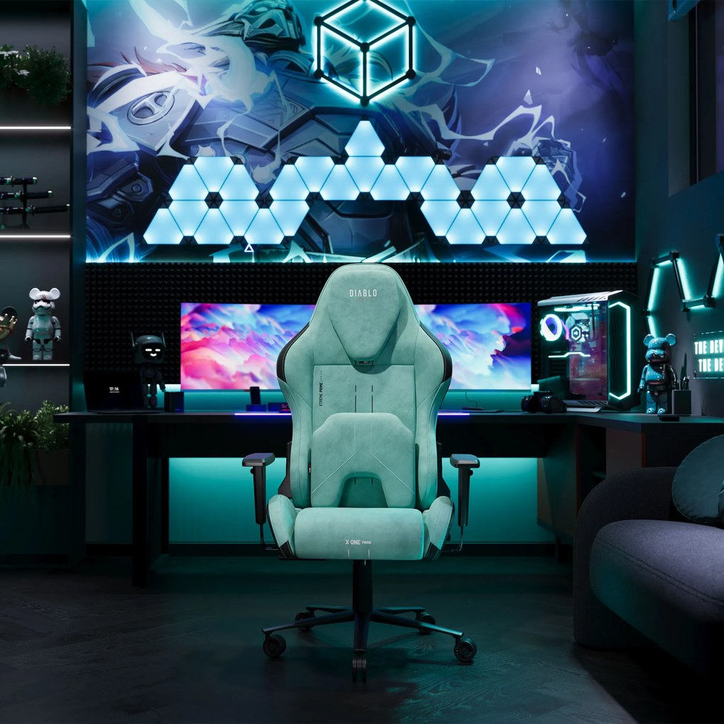 Gamer szék Normal Size, menta-fekete: Diablo X-One Prime Mystic Mint