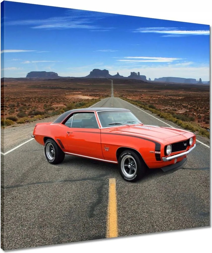 Vászonkép 60x60 Narancssárga Chevrolet Ss